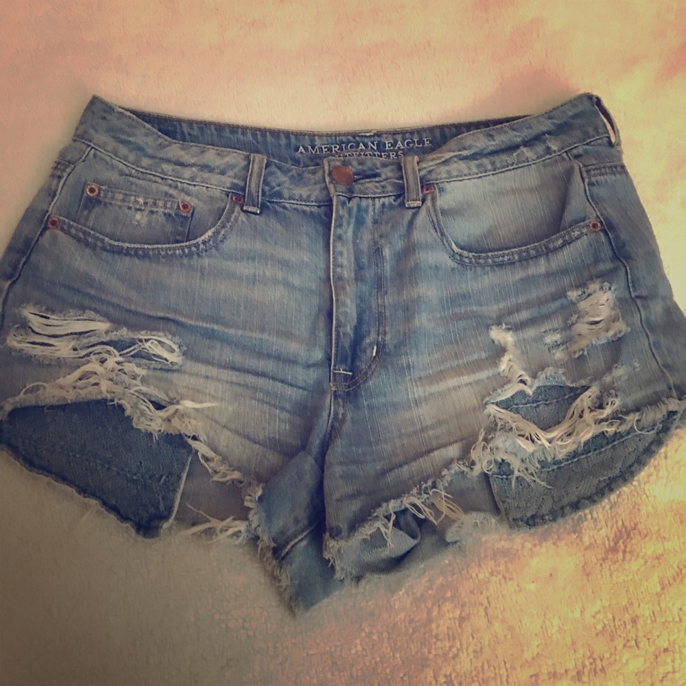 American Eagle Hi Rise Shorts Size 12